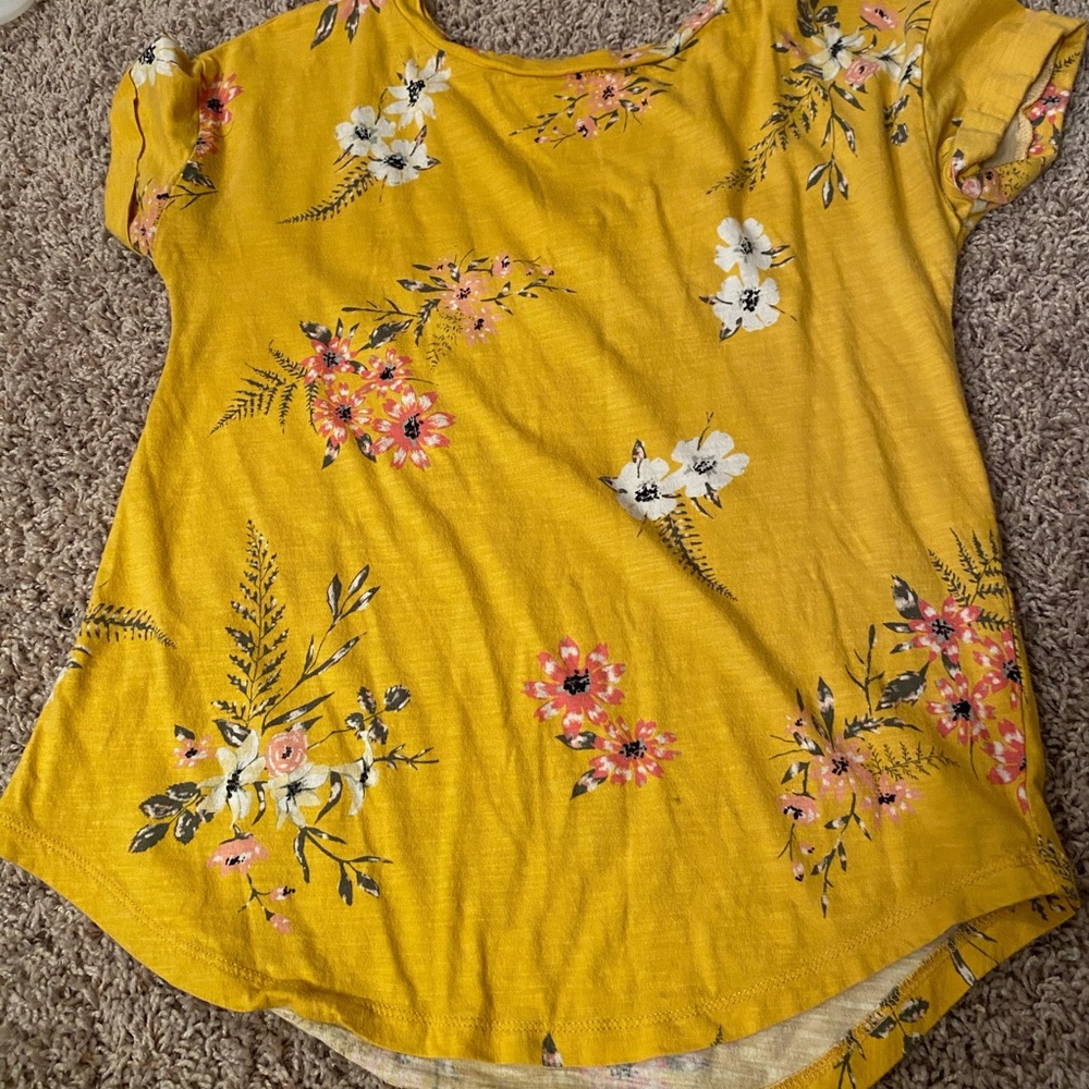 floral maurice's t-shirt